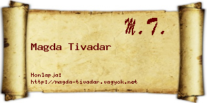 Magda Tivadar névjegykártya
